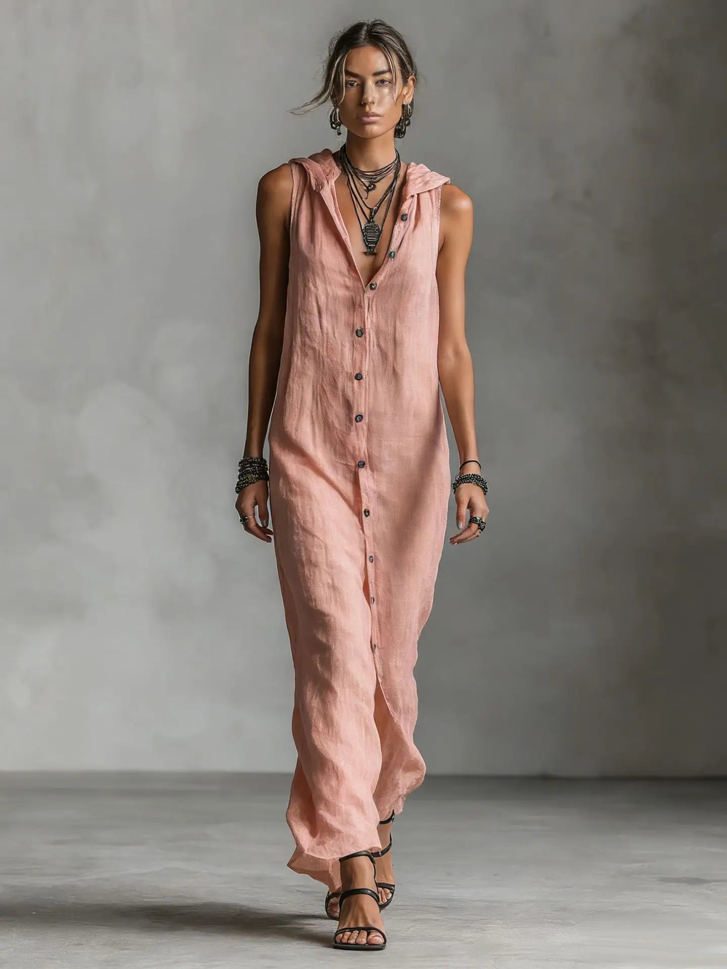 Boho Maxi Dress | Casual Loose Floor-Length Dress