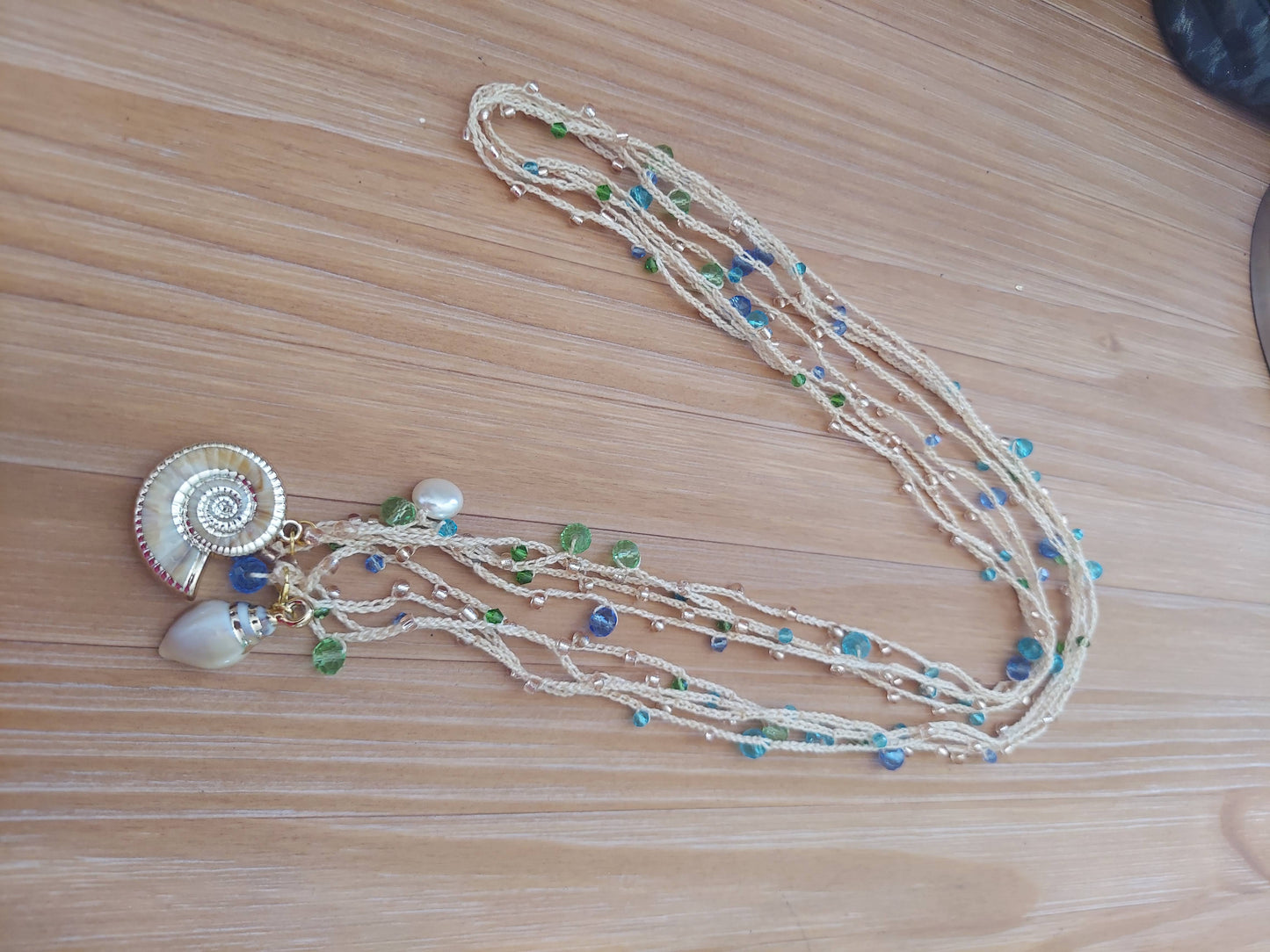 Ocean's Whisper Necklace – Handmade Special Edition
